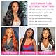 Body Wave Lace Front Wigs Human Hair 180% Density 13x6 HD Transparent Lace Frontal Wigs for Black Women 22inch Brazilian Virgin Human Hair Pre Plucked with Baby Hair Natural Hairline Product Image 3