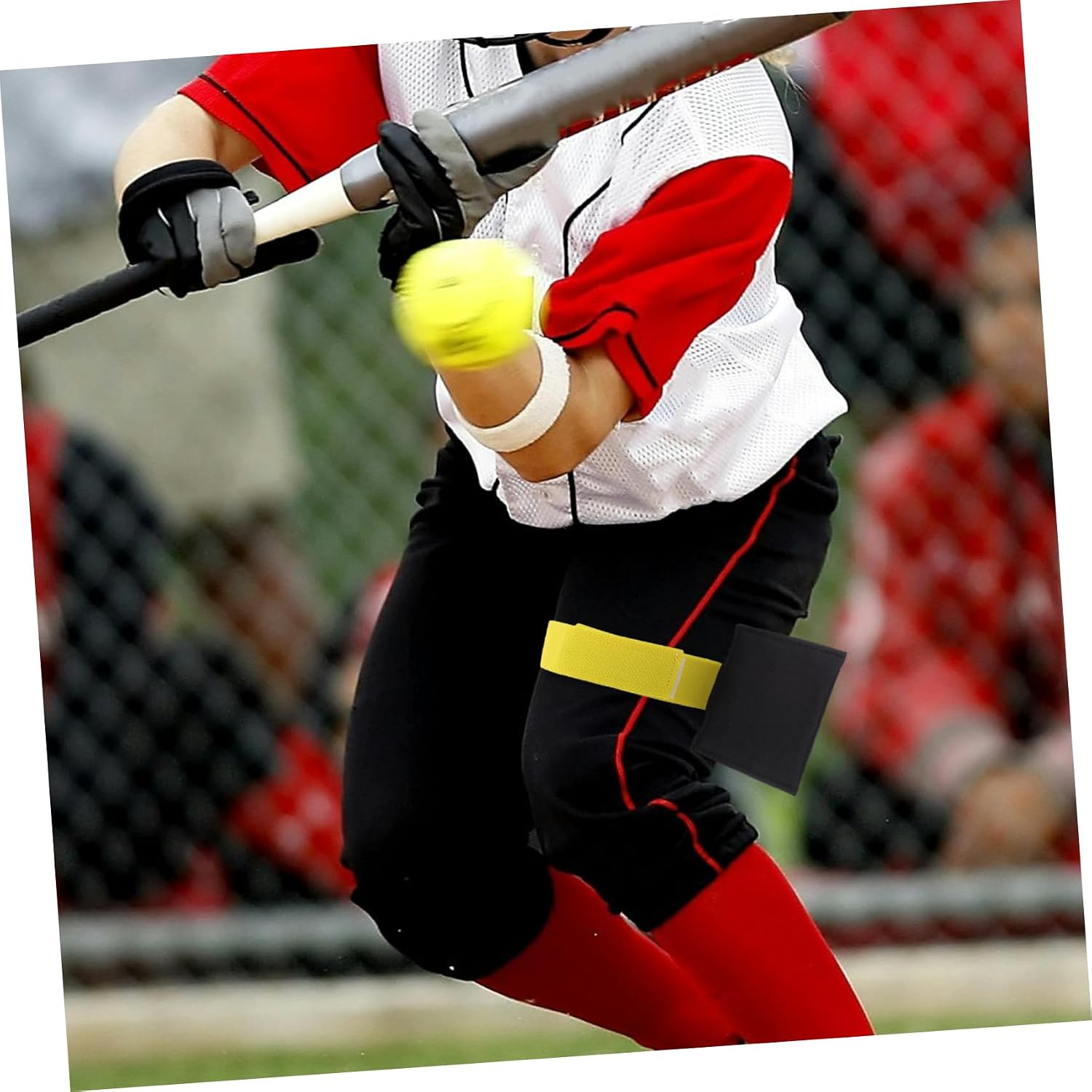 Softball Pitching Training Strap Adjustable Leg Band Made of Wear-Resistant Polyester for Beginners for Outdoor Practice and Skill Development