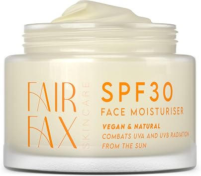SPF Moisturiser Face Cream   Mineral Only Face Sunscreen for Women Skin Care with Zinc Oxide, Rice Bran Wax   Niacinamide Moisturiser Facial Sunscreen Protects Against UVA and UVB