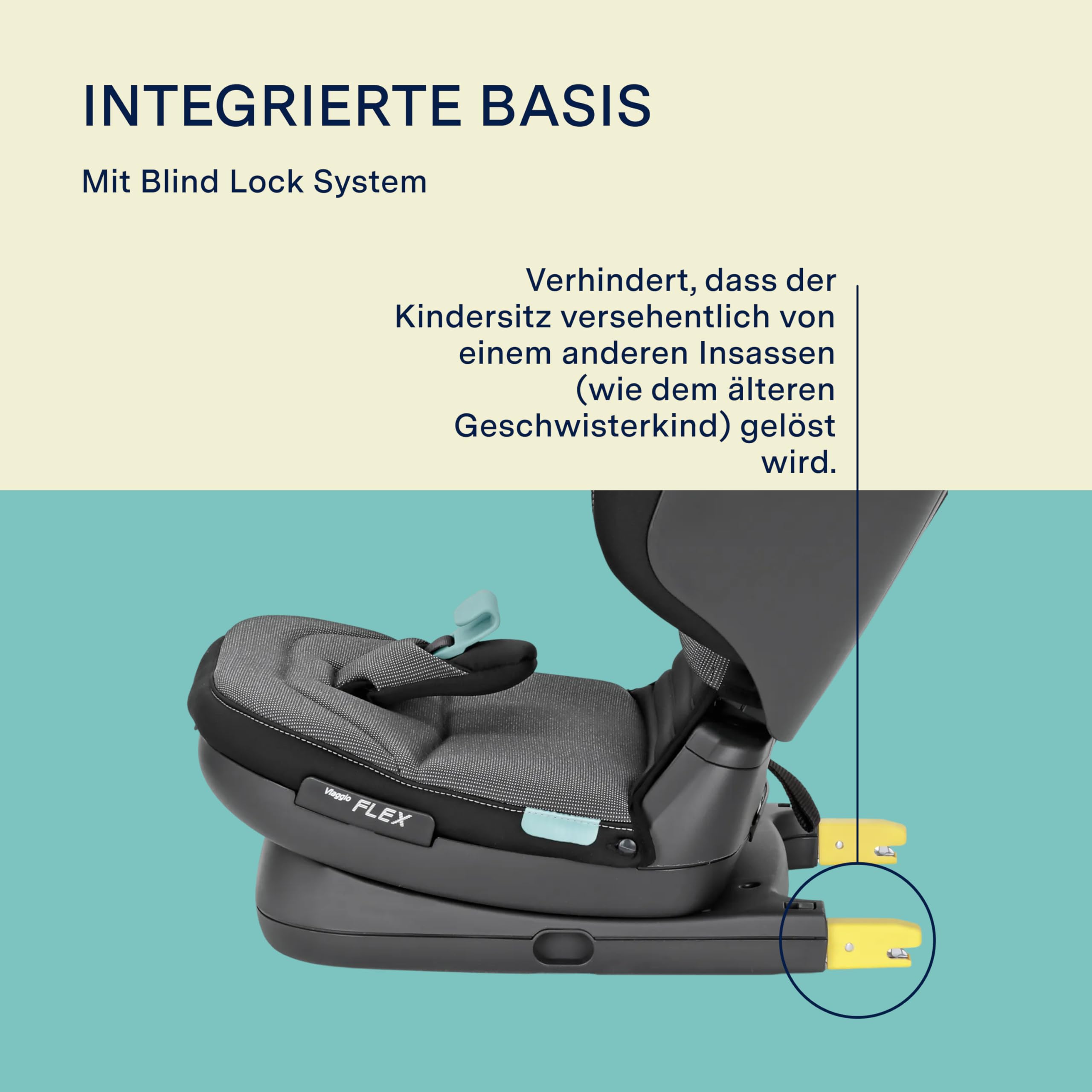 PEG Viaggio Flex Autositz ISOFIX mit fortschrittlicher Technologie, verstellbar, klappbar, verstärkte Rückenlehne, für Kinder von 100 bis 150 cm (3-12 Jahre), 15-36 kg, Active