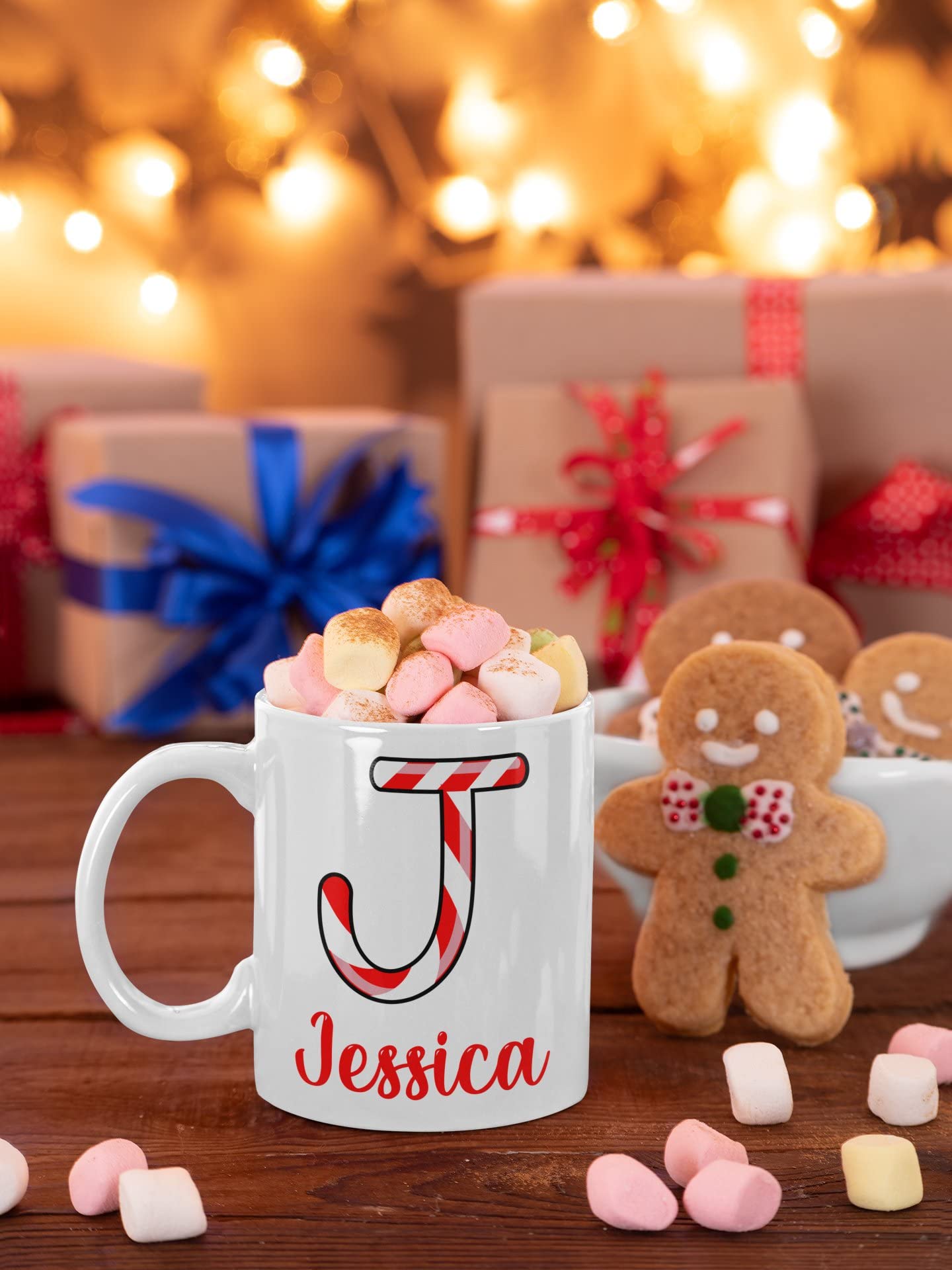 Colorfamily Tazza Mug PERSONALIZZABILE con Iniziale e Nome - Lettera C - 100% ceramica
