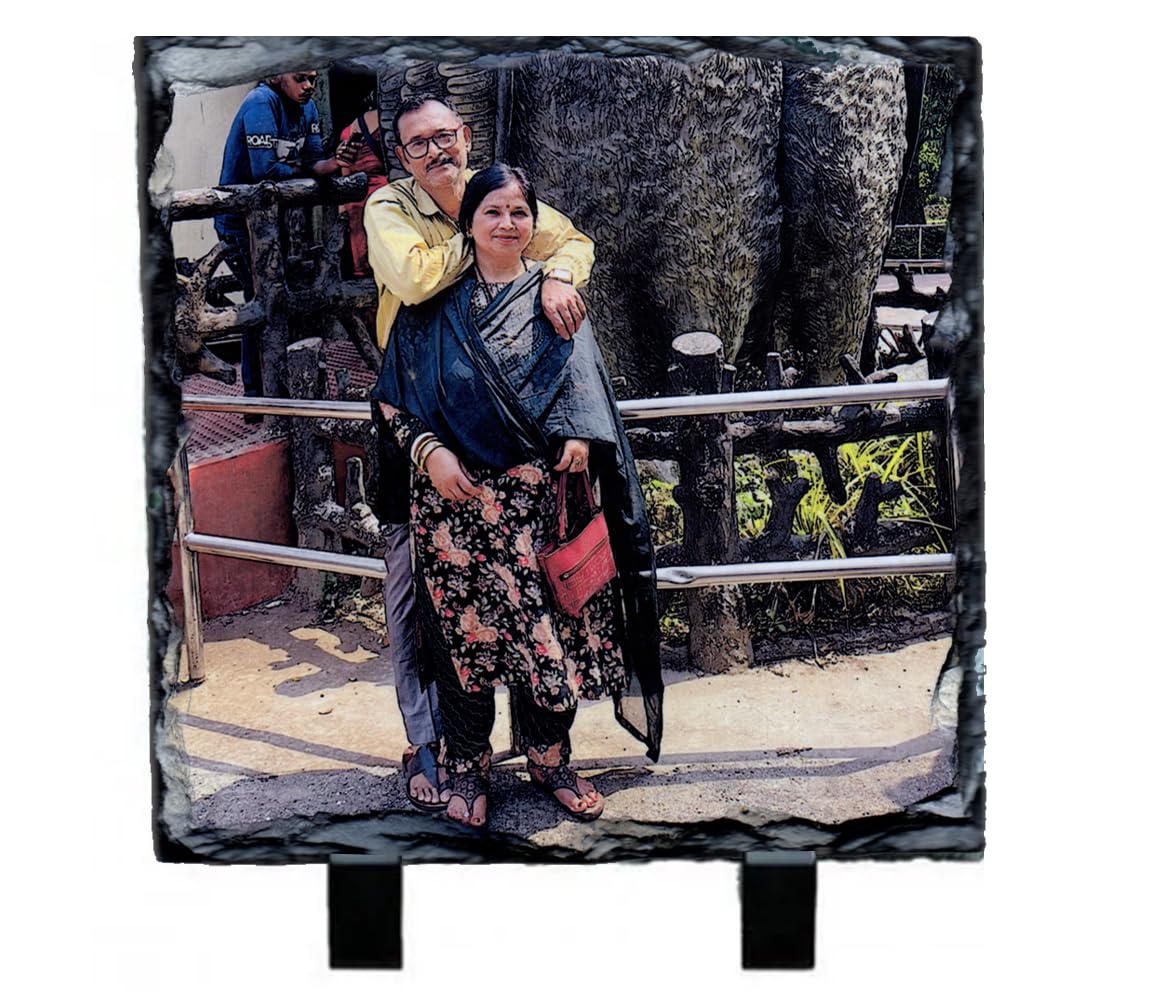 Generic Personalized Stone Photo Frame, 15 x 15 cm. Customize/Stone Print. Send Image/Text to 9472806032-image-34