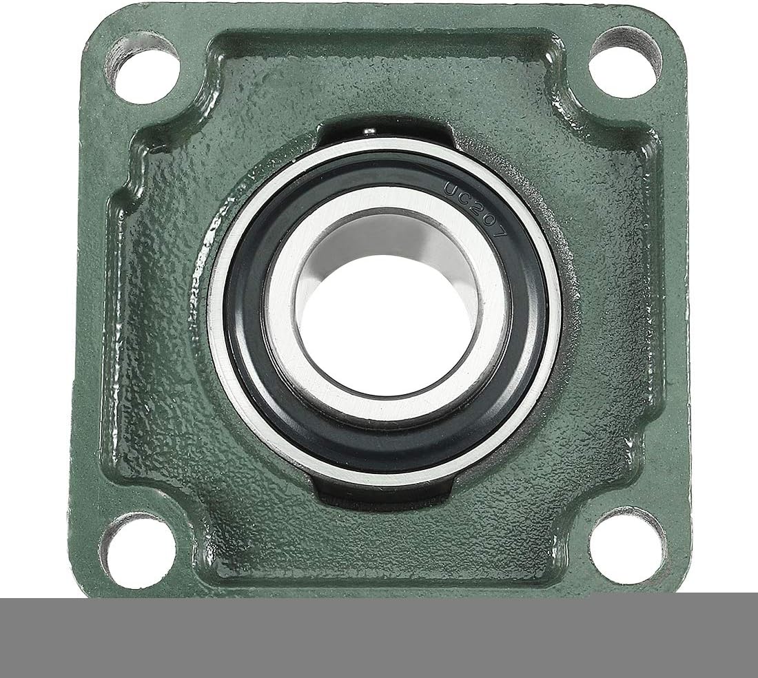 Pillow Block Transmission Parts Cast Bearing UCF207 35mm Mounted Bear Square Flange Model:64as95qo628