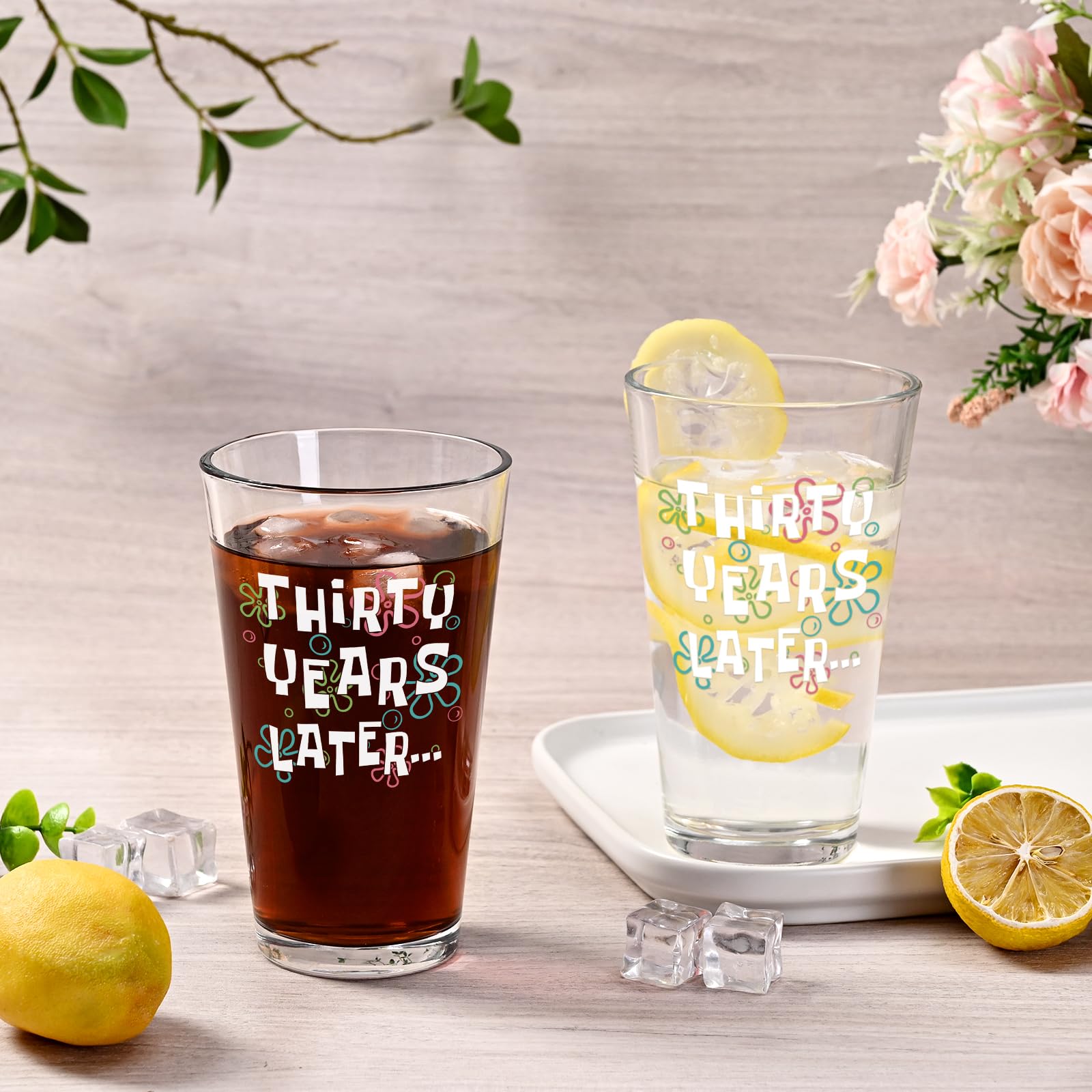 30th Birthday Beer Glass - Gift for Men & Women -5 30th Birthday Beer Glass - Gift for Men & Women -5