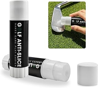 2 Pieces Golf Anti-Slice/Hook Compound for Clubs Reduce Spin & Fix Slices Improves Ball Control, Distance and Accuracy Increases, Practice Aid Gifts for All Golfers(1.27 OZ)