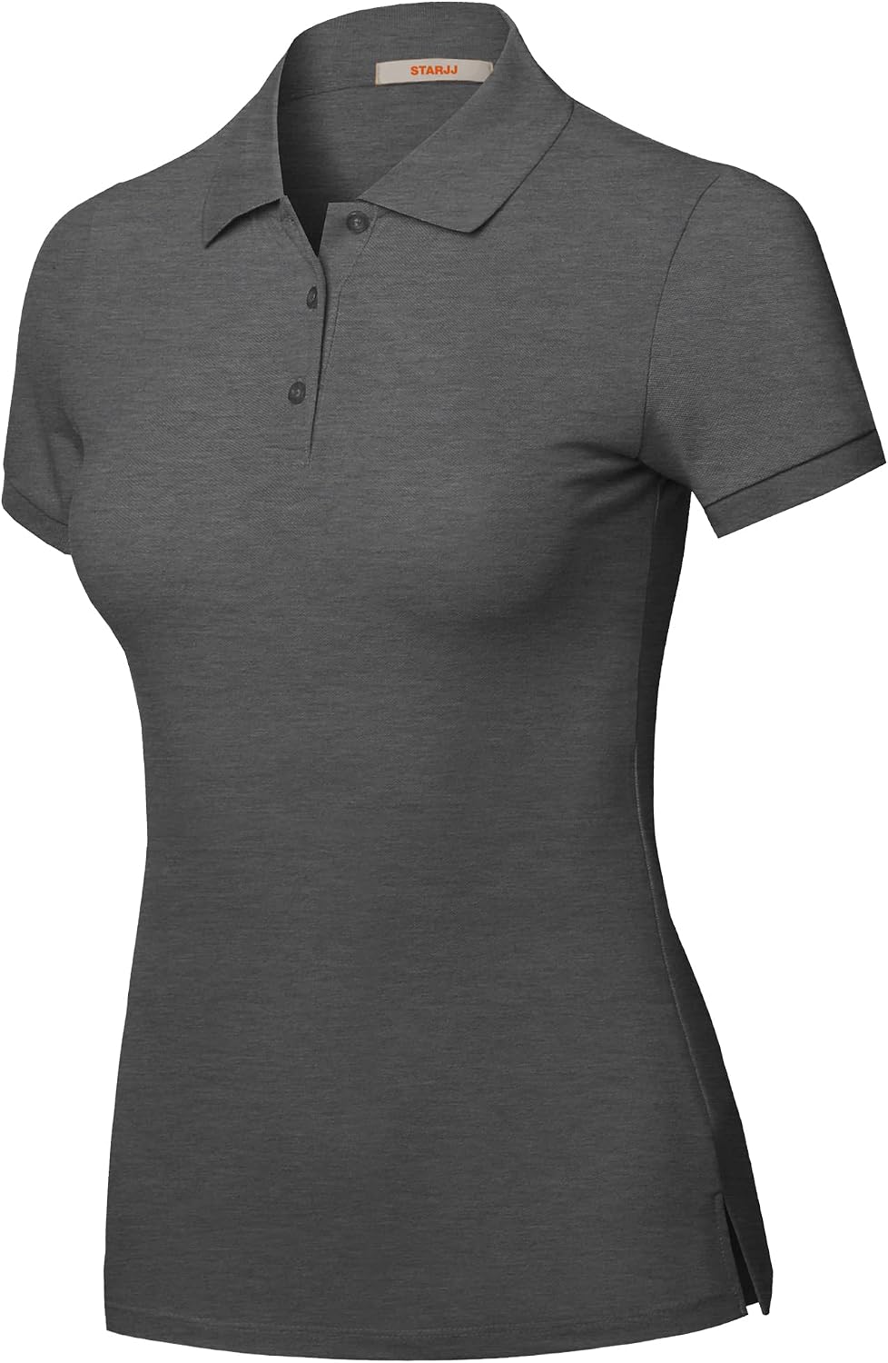 STARJJ Womens Slim Fit Golf Short Sleeve Breathable Pique Polo Shirt