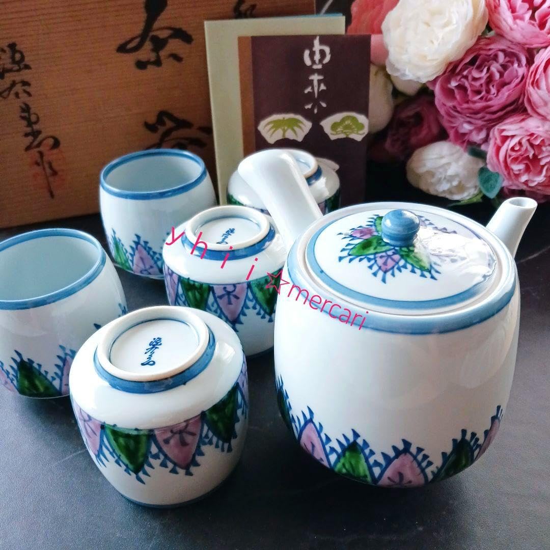 稀少・廃盤品】共箱入り 古伊万里 有田焼 館林源右衛門 茶器揃