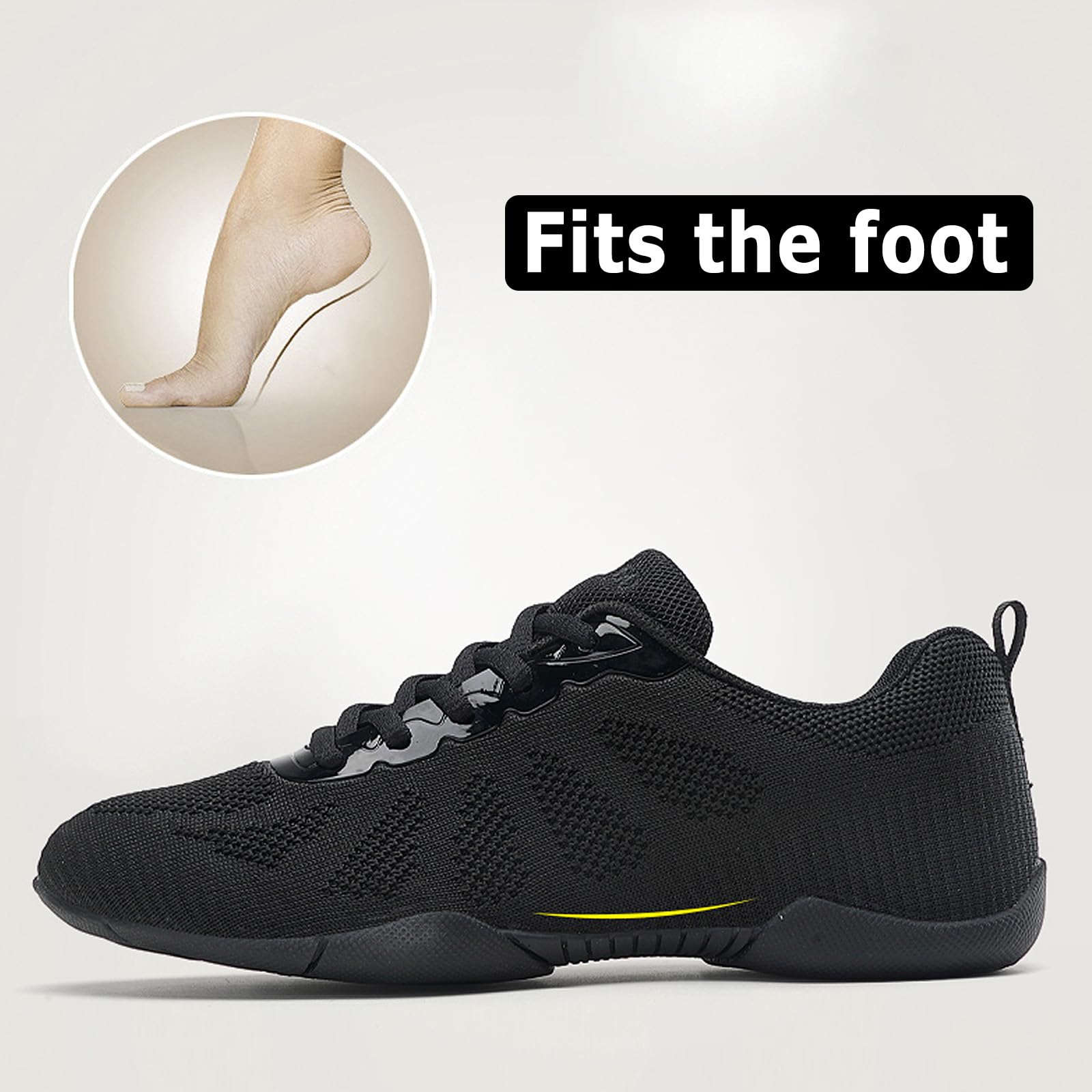 Zapatos de porrista para mujer, para niños, para entrenamiento, animadora, jazz, yoga, animadora, zapatillas deportivas, para caminar — view 5