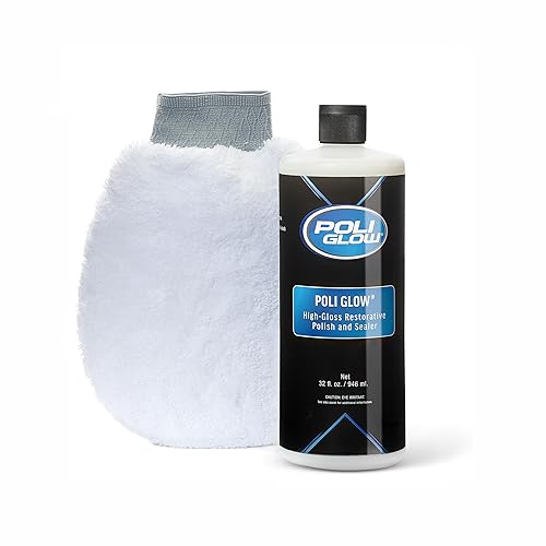 Poli Glow Boat & RV Polish Kit with Applicator Mitt