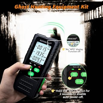 EMF Detector Meter, Detect All 3 Types of Electromagnetic Radiation