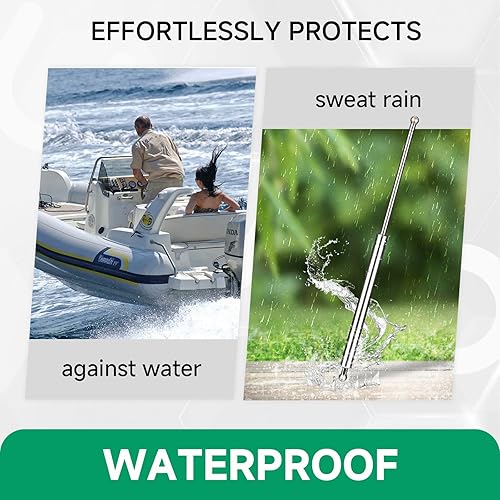 Miniatura 23 de Amortiguadores de gas de 10 pulgadas, 45 libras/200N, soporte de elevación de resorte para caja de herramientas de recogida de camión, tapa de caja