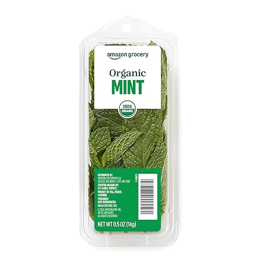 Amazon Grocery, Organic Mint, 0.5 Oz (Previously Fresh Brand, Packaging May Vary)