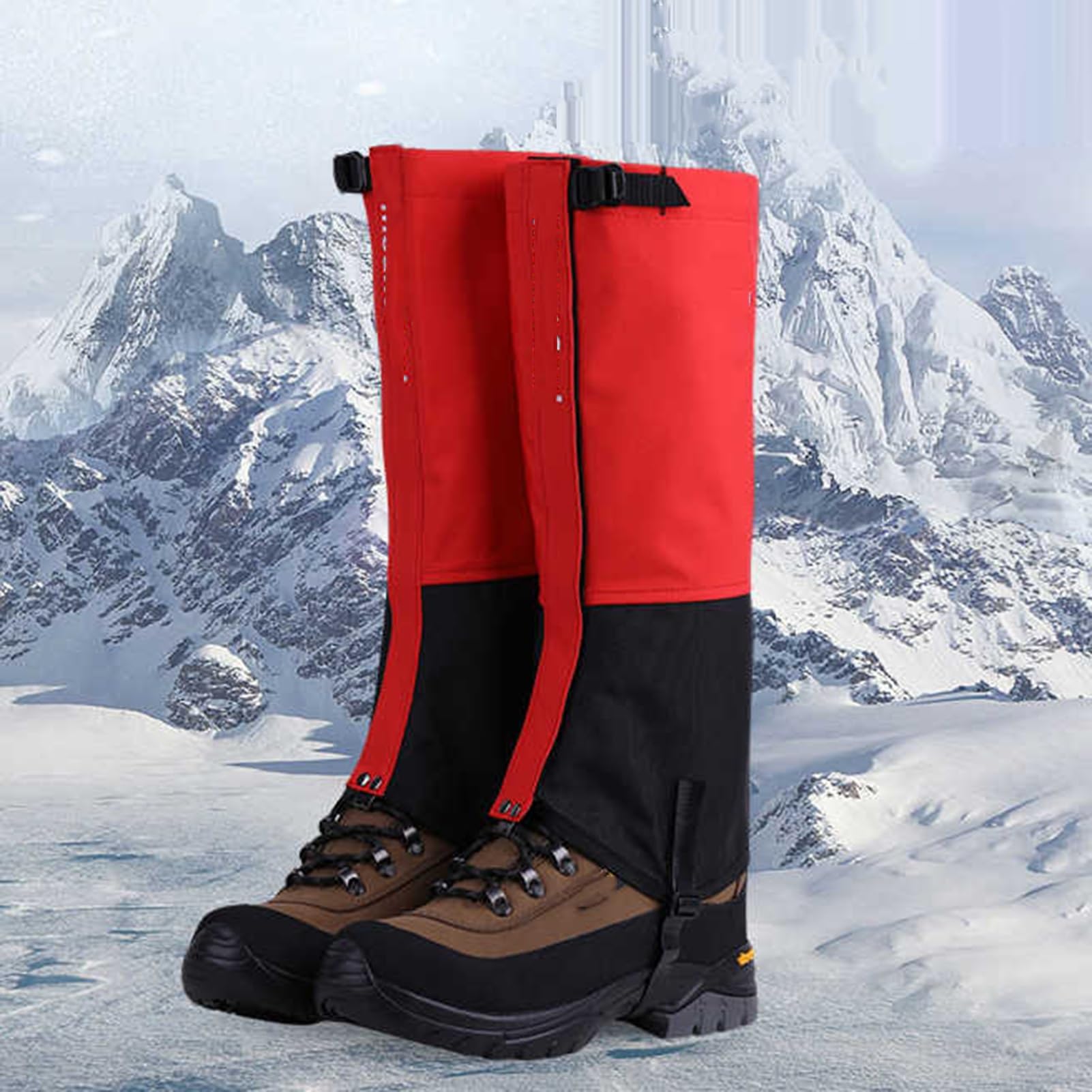 Polainas For Piernas, Senderismo Al Aire Libre, Caminata, Escalada, Caza, Polainas, Polainas Ajustables For Senderismo, Caza, Escalada En Barro O Raquetas De Nieve(Black,XL)