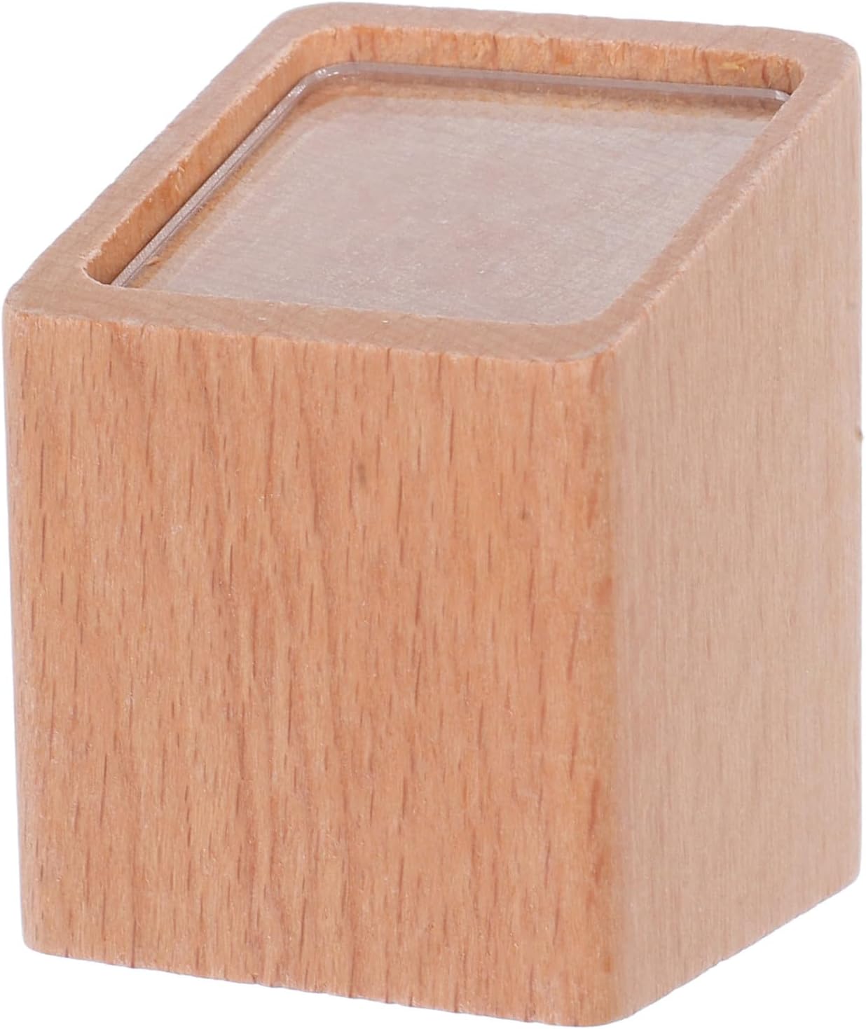 VICASKY Wooden Tag Price Display Stand for Stores and Counters, Khaki