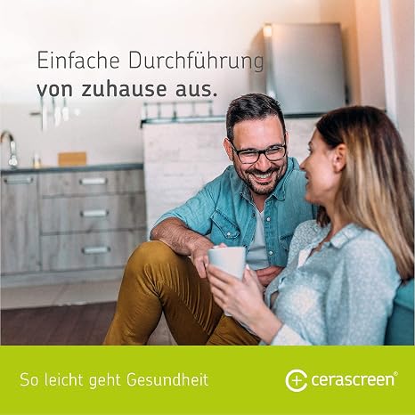 Cerascreen® Cortisol Test Kit – Cortisol Mirror Quick & Easy With Self-test at Home * * * Certified Laboratory Detailed Result Report