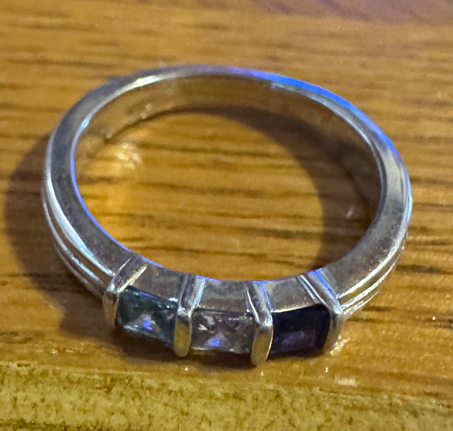 Cubic Mothers Birthstone Ring