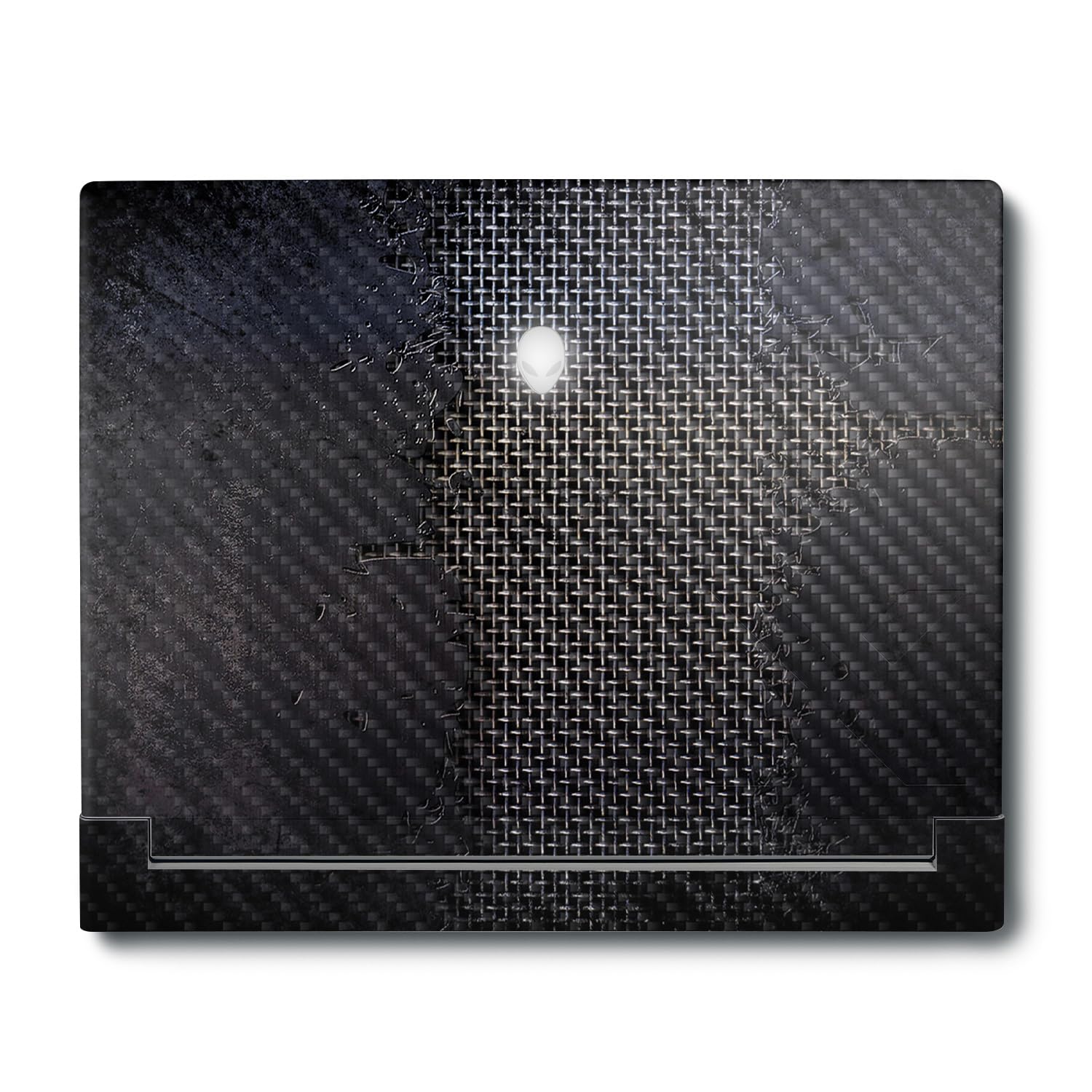 MightySkins Carbon Fiber Skin Compatible with Alienware X16 R1 (2023) Full Wrap Kit - Ripped | Protective, Durable Textured Carbon Fiber Finish | Easy to Apply &amp; Change Styles | Made in The USA