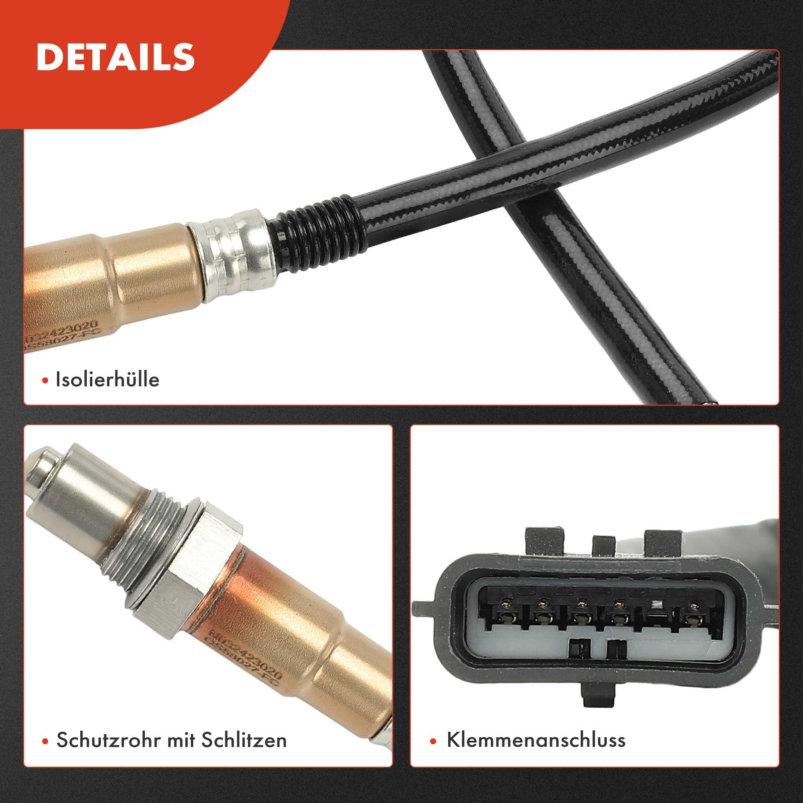 Frankberg Lambdasonde Regelsonde vor Katalysator Kompatibel mit Clio IV BH 1.2L 2012-2019 Clio IV Grandtour KH 1.2L 2013-2021 Replace# 226A47538R