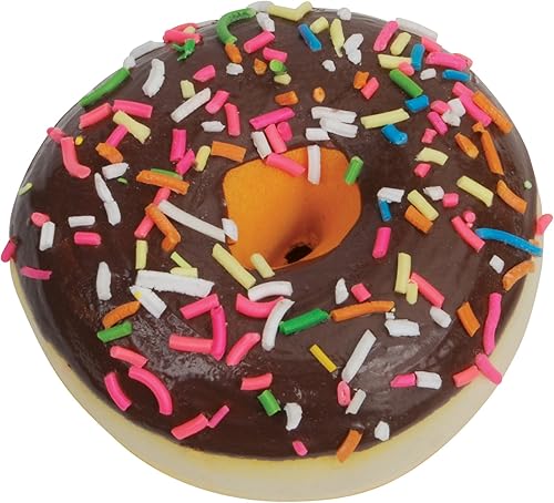 Donut de chocolate de goma falsa