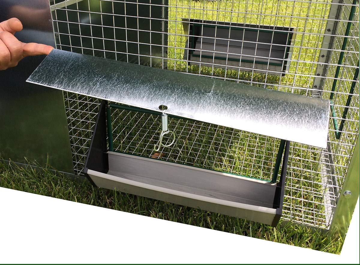 Pollaio Tosaerba. Casetta in Rete e Lamiera cm L 100 x P 180 x H 105. Per 10 Galline Ovaiole