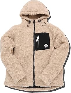 [slow&easy] シープボアアウター 首元まで暖かいアウター《ポリエステル100% 裏地付き 軽くて暖かい》メンズ ボア アウター 79803