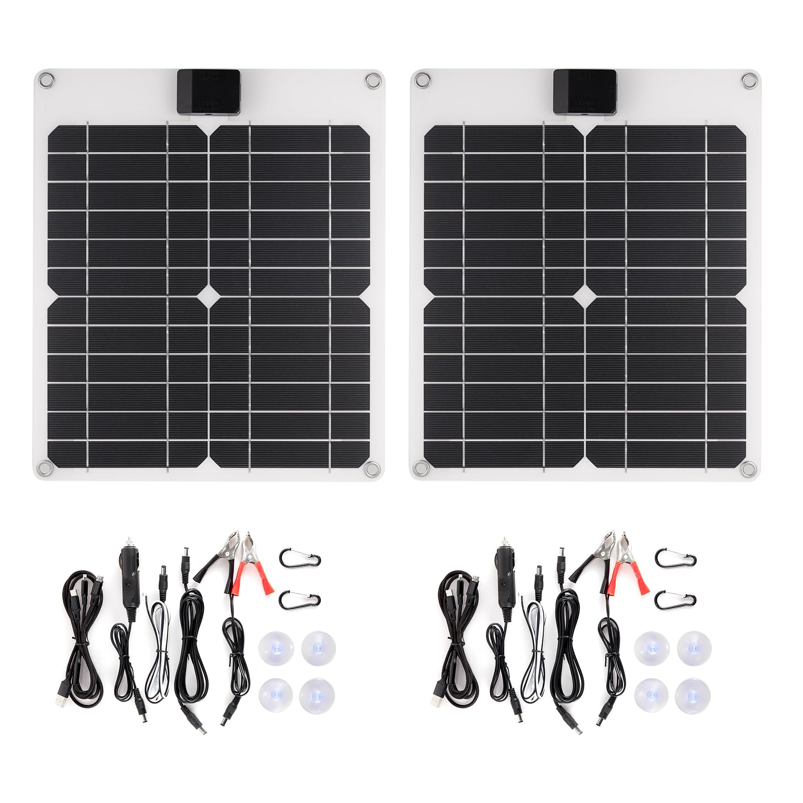 Panneau Solaire 15W, Haute Efficacité Monocristallin (2)