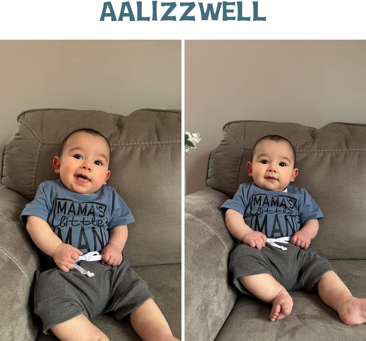 Aalizzwell Newborn Infant Baby Boys Summer Outfit