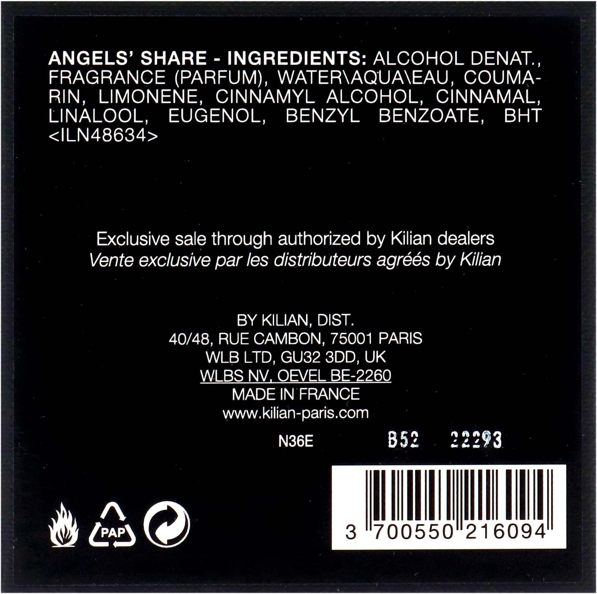 Kilian unisex Eau de Parfum Angels share 1.7 OZ