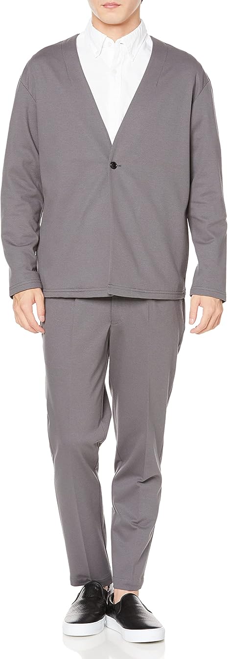 Amazon アオキ パジャマスーツ セットアップ 洗える快適着心地ストレッチ 在宅 リモートワーク メンズ パジャマ 通販