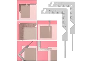 Briartw 5-in-1 Versatile Bookbinding Ruler Set