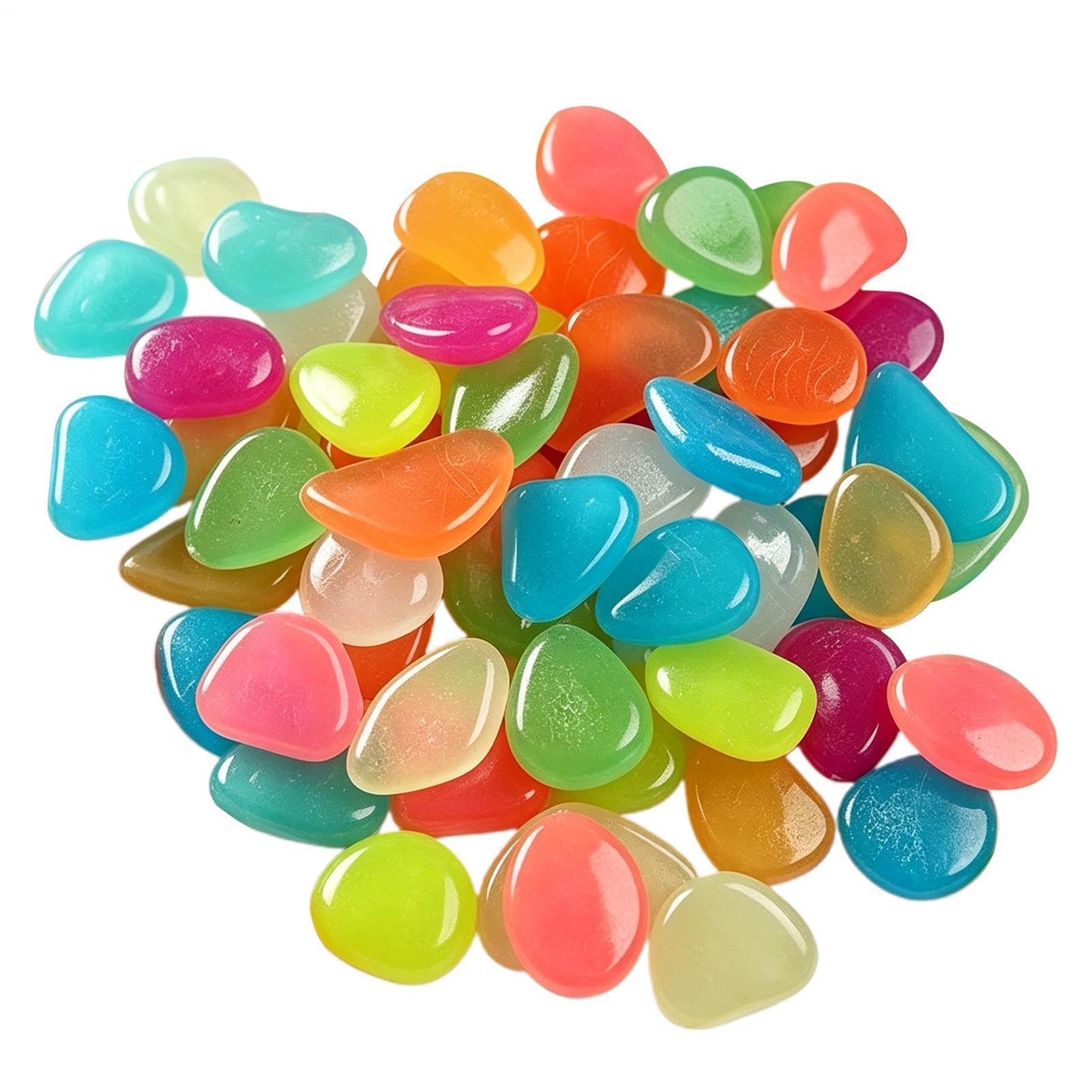 Piedras luminosas e impermeables de colores decorativas 8