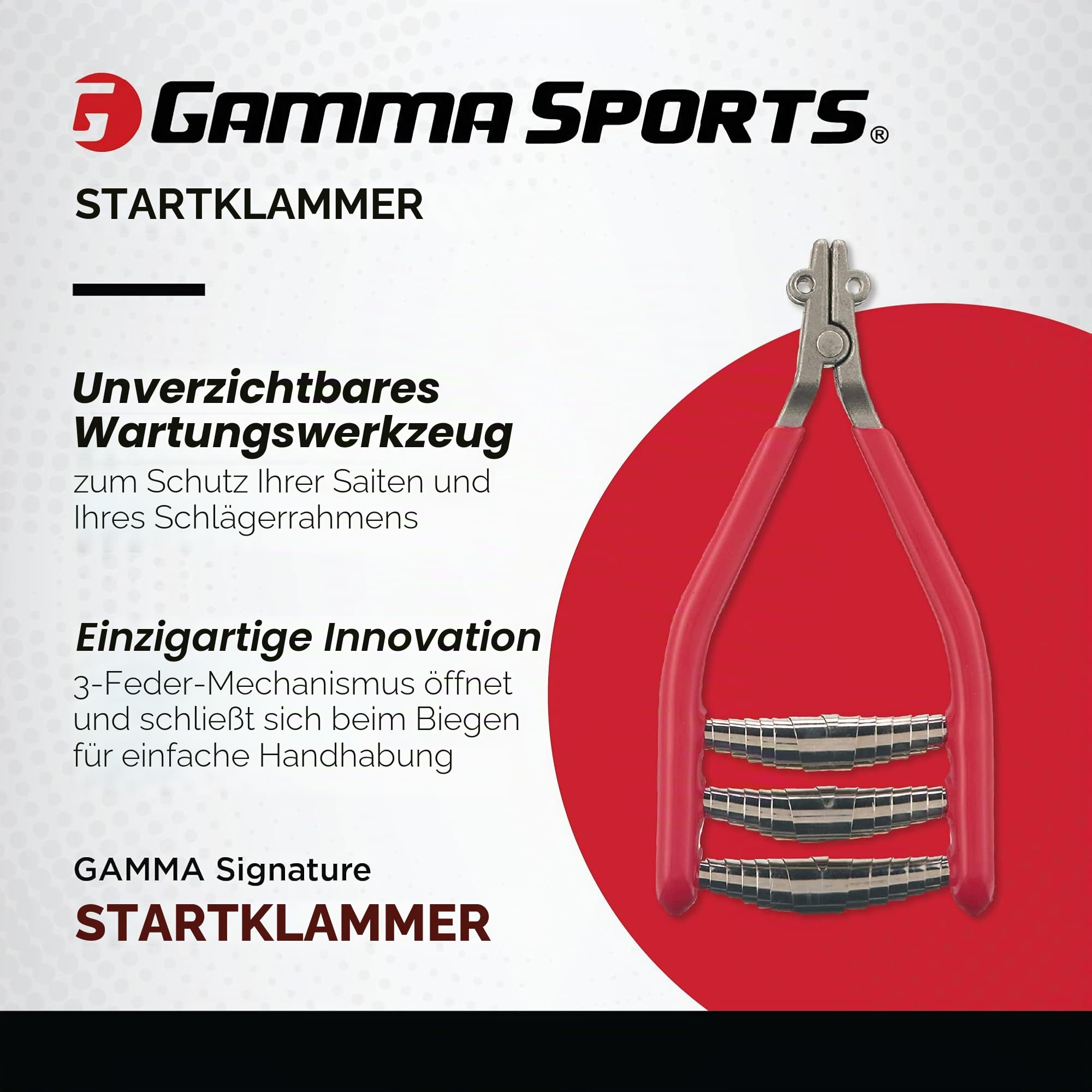 Gamma Zubehör Starterklemme, rot, MPG