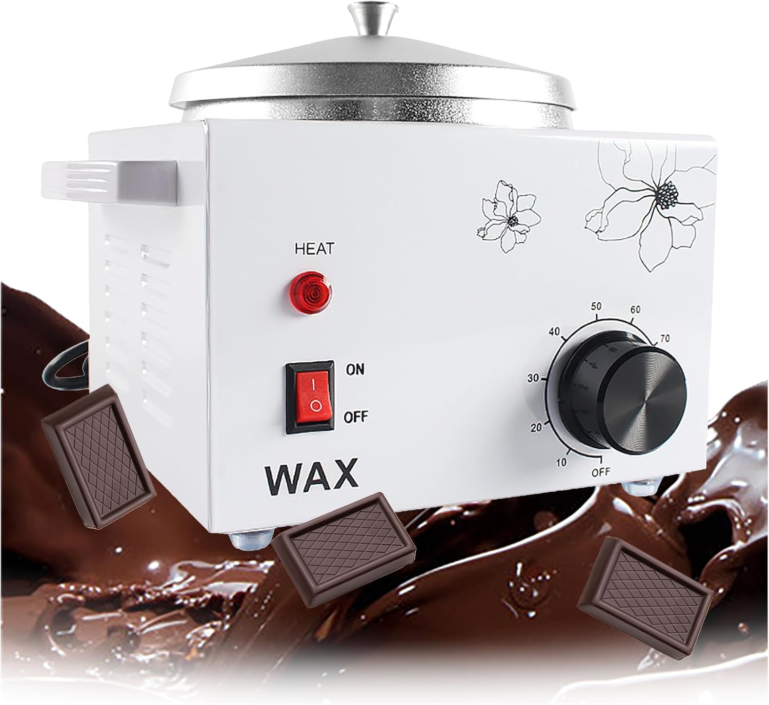 100W Chocolate Tempering Machine(Capacity: 400ML), 0~80℃ Adjustable, Melting Chocolate/for Cream Cake Cookie Donut