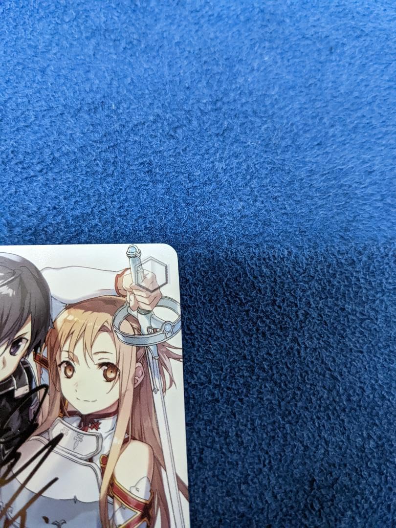 ヴァイスシュヴァルツ キリト & アスナ サイン入り　巡り合う二人 WS】巡り合う二人 キリト&アスナ(サイン)【SP】Gso/WS02-124