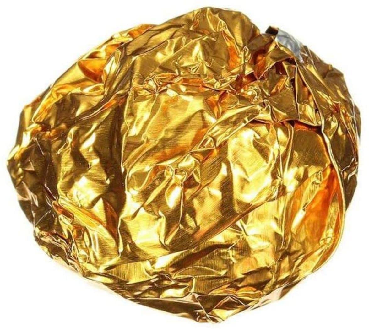 Bake House Chocolate Candy Wrappers 300 Pieces Golden Colors Foil Packaging for DIY Candy Packaging Decoration 8 X 8 Centimeter (Golden Foil) 1