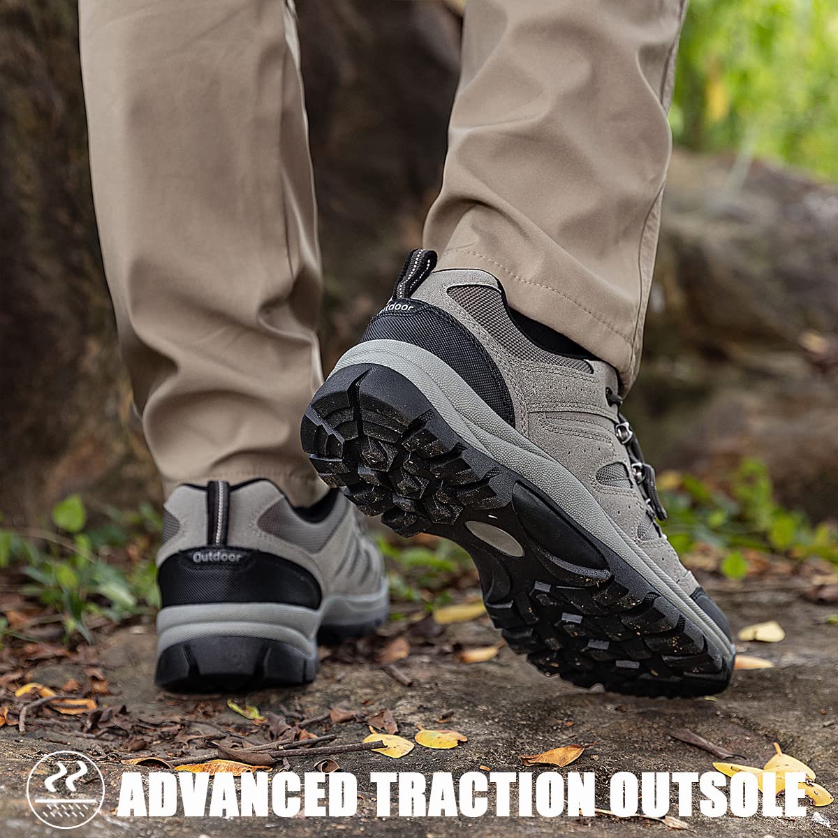 CC-Los Męskie wodoodporne buty turystyczne outdoorowe wygodne buty trekkingowe lekkie buty robocze rozmiar 7-13,5