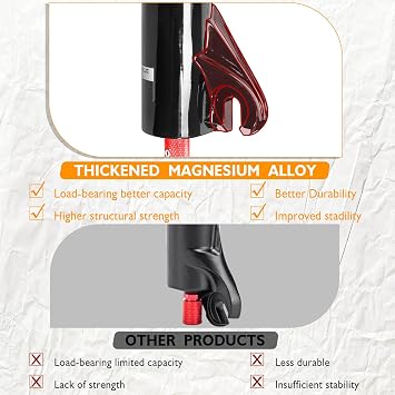 140mm Air Fork Mountain Bike Suspension Fork MTB 26 27.5 29 Inch Front Fork