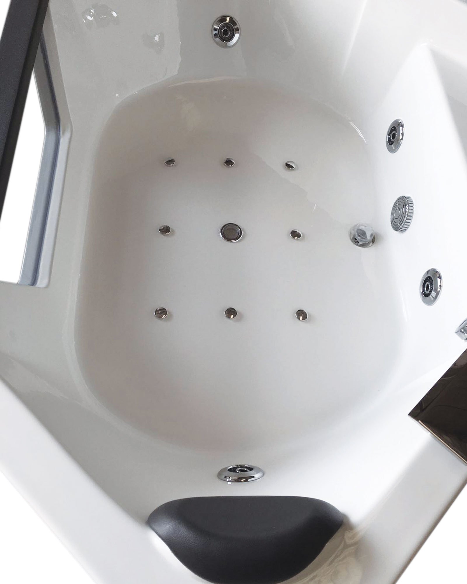 Bañera hidromasaje 150x150 Bañera de Esquina SPA hidromasaje SPA Ibiza para 2 Nueva 150 x 150!