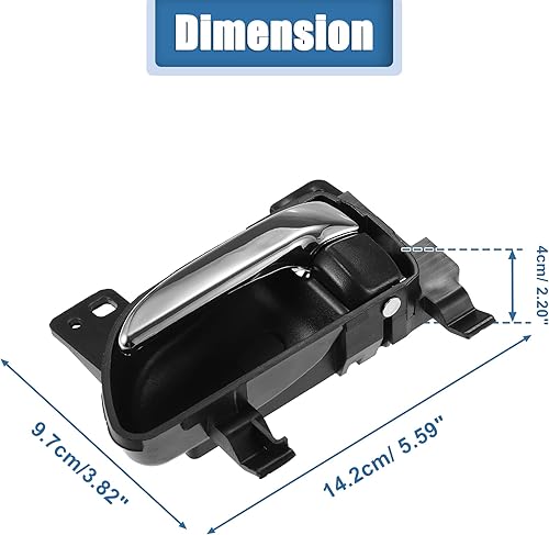 Miniatura 5 de X AUTOHAUX Manija interior de la manija interior de la puerta del lado del conductor trasera delantera izquierda para Subaru Forester 2009-2019