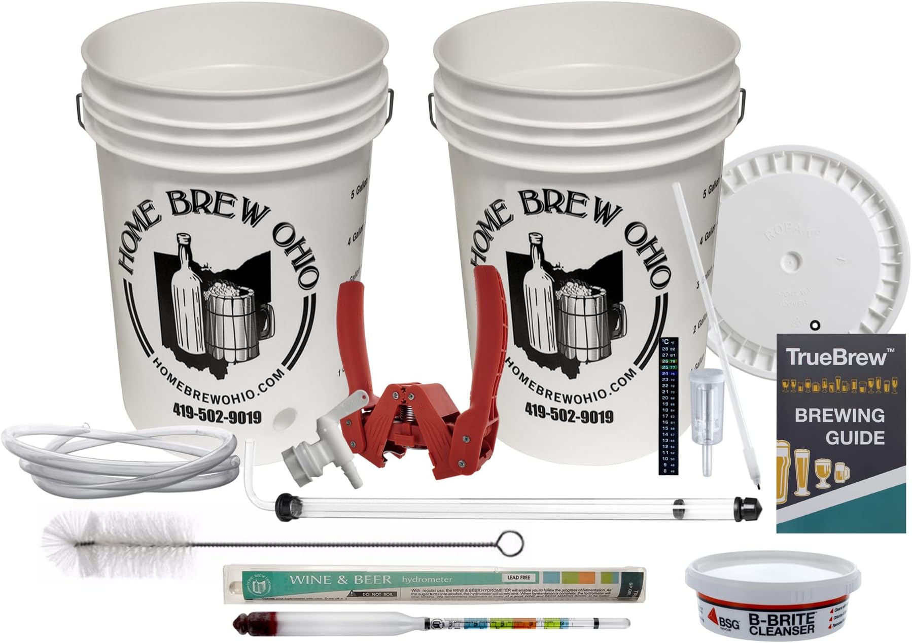 Maestro Homebrew Beer Equipment Kit with Auto Siphon