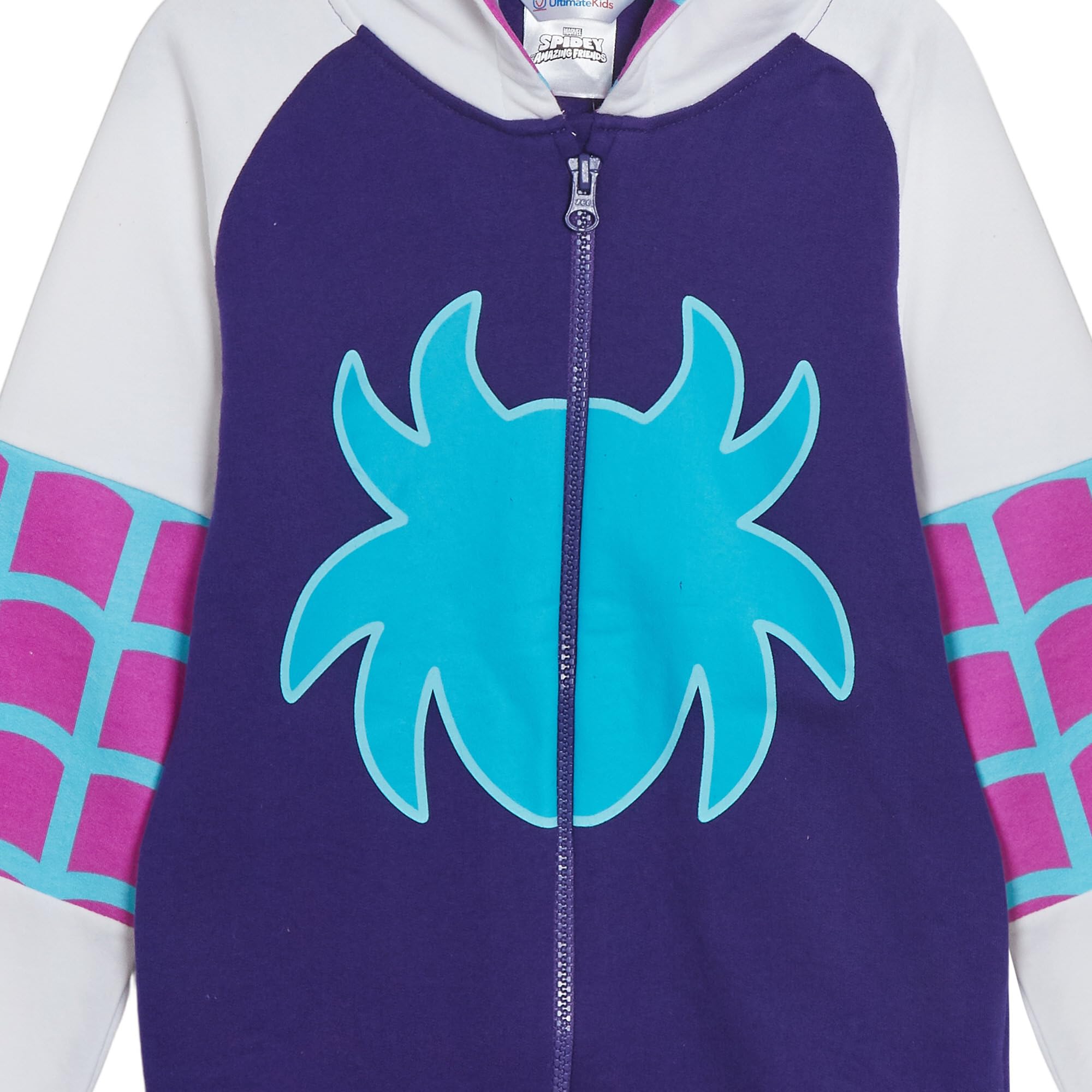 Dziecięca bluza z kapturem Spidey i jego niesamowici przyjaciele przebranie bluzy z kapturem kurtki zapinane na zamek Miles Morales Duch Pająk lub Spidey