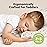 KeaBabies Toddler Pillow with Pillowcase, Jumbo 14X20 - Soft Organic Cotton Toddler Pillows for Sleeping - Machine Washable - Perfect for Travel, Toddler Bed Set (Flora Vale)