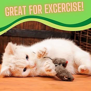 Amazon | Smokey's Stash ラビットファーマウス 猫のおもちゃ 12