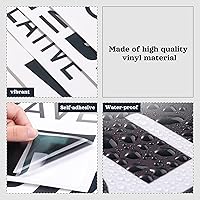 Vista 2 de 4 Sheets Inspirational Wall Decals Peel and Stick Motivational Phrases Wall Stickers Positive Quotes Vinyl for Library Home Classroom School Office