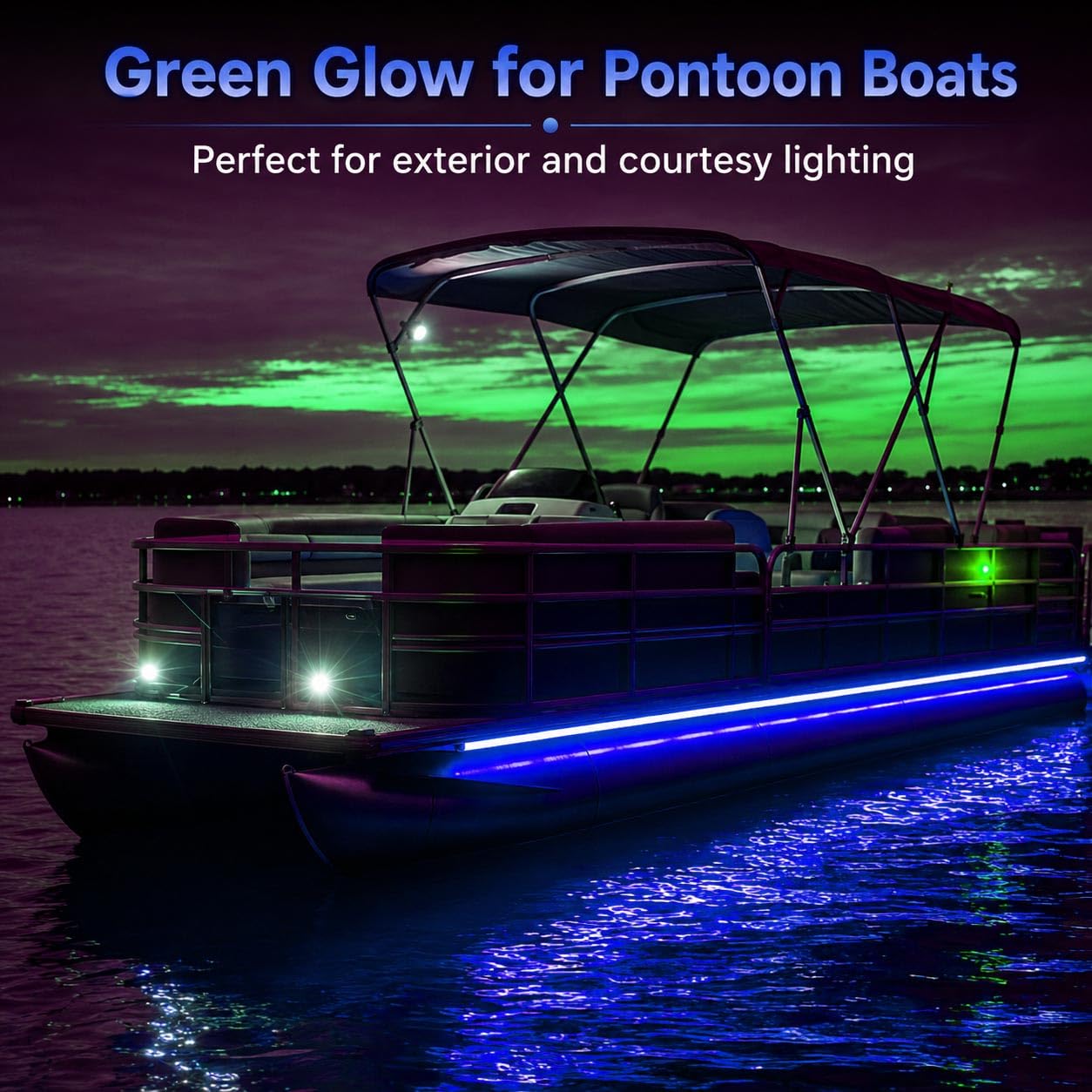 日乃出電工　LIGER-650　ランナーボート Amazon.com: Seaponer Marine Led Strip Lights, Pontoon Light Strip