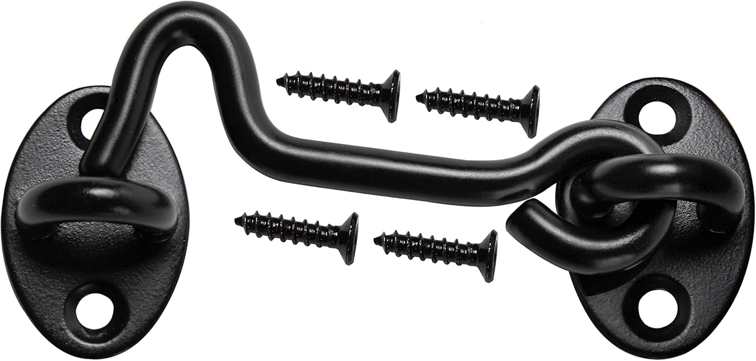 Klurent 4" Barn Door Latch Door Lock Hardware, Sliding Door