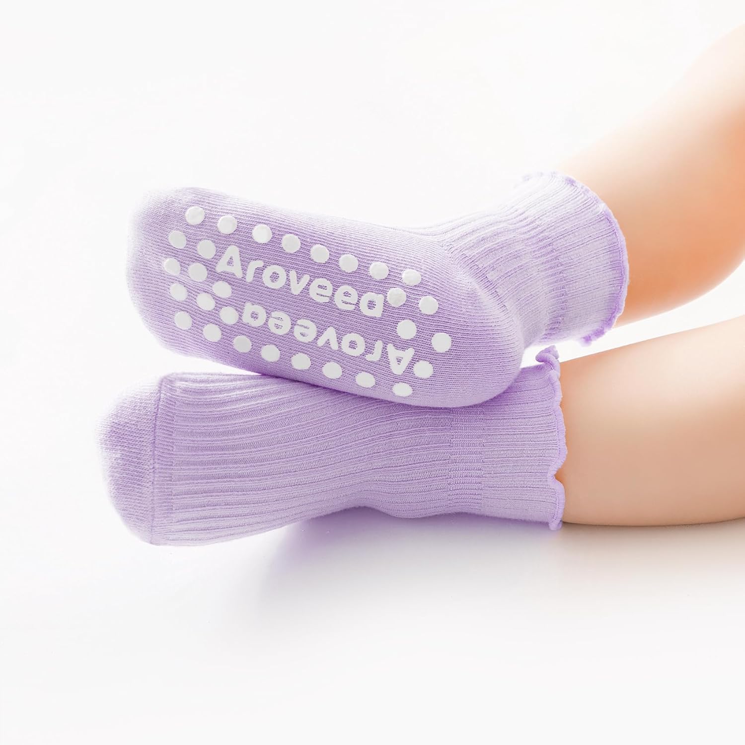 Non Slip Grip Ankle Baby Socks 12 Pack for Toddler Boys and Girls Kids Infant Baby Cute Cotton Socks - Image 6