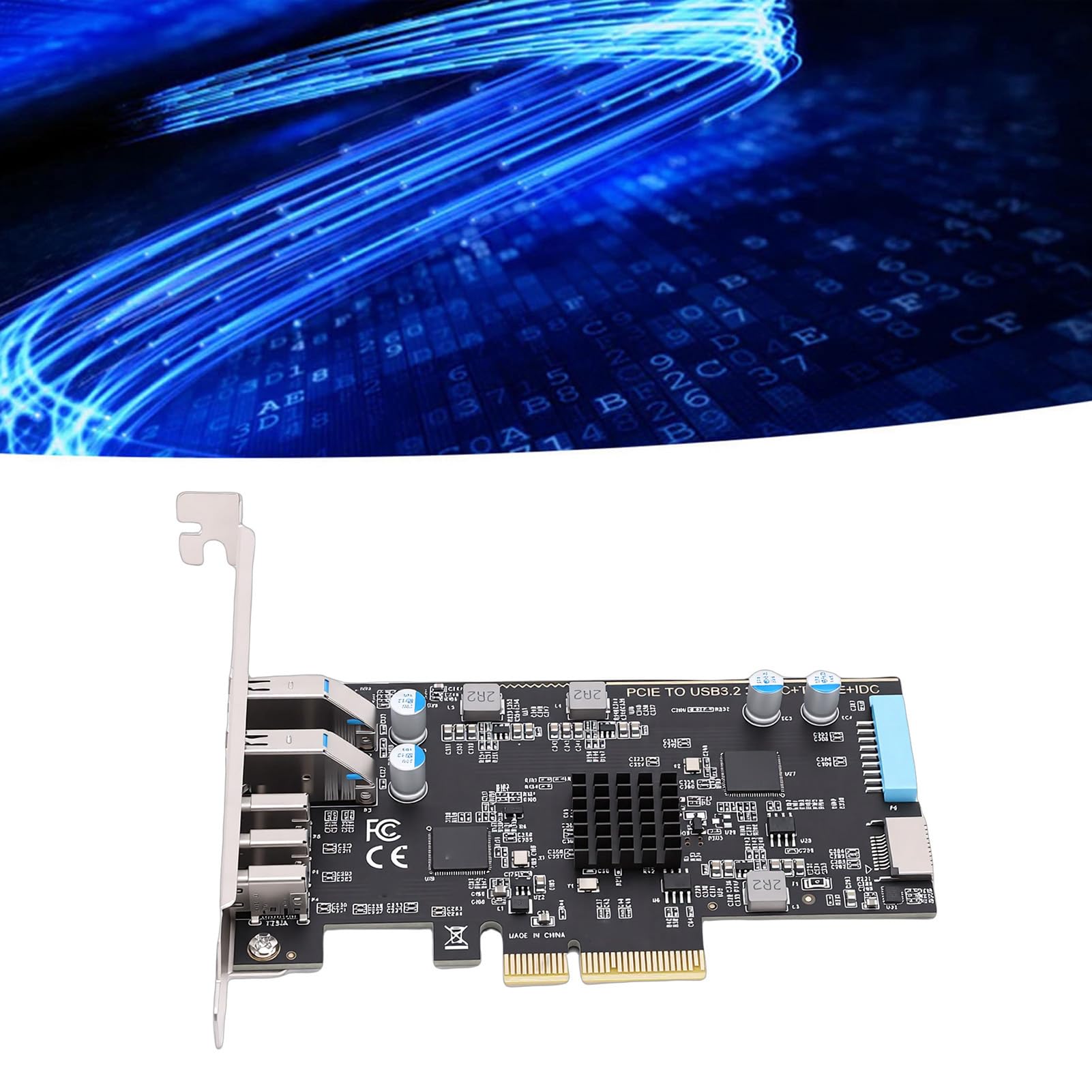 GOWENIC Ordinateur de Bureau Carte D'extension USB C 10Gbps