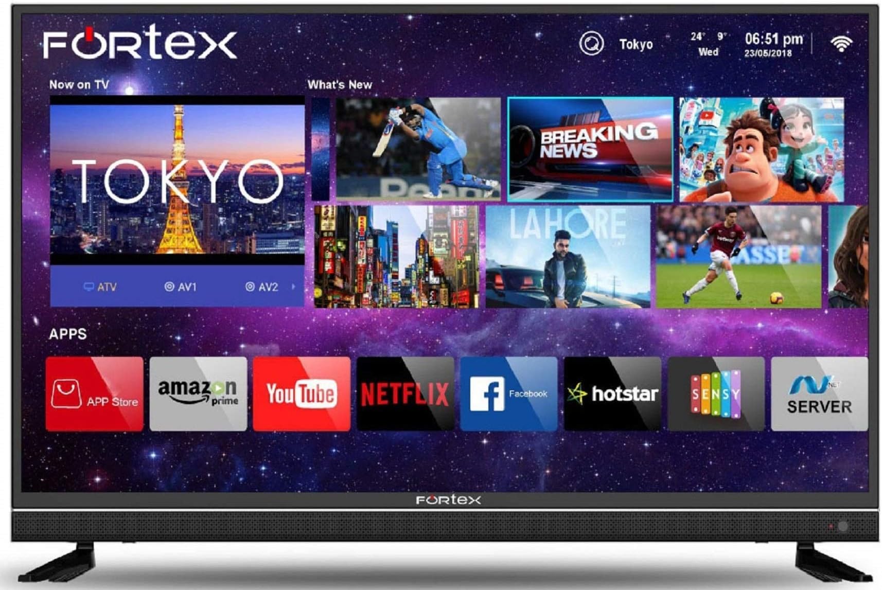 Fortex 109 cm (43 inches) 4K Ultra HD Smart LED TV FX43IPRO01 (Black) (2019 Model)