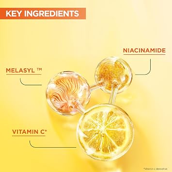 Garnier DUO Skinactive Vitamin C Brightening Serum for Face & Targeted Anti Dark Spot Night Serum for Face